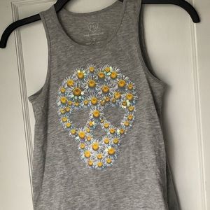 daisy skill sequin tank top